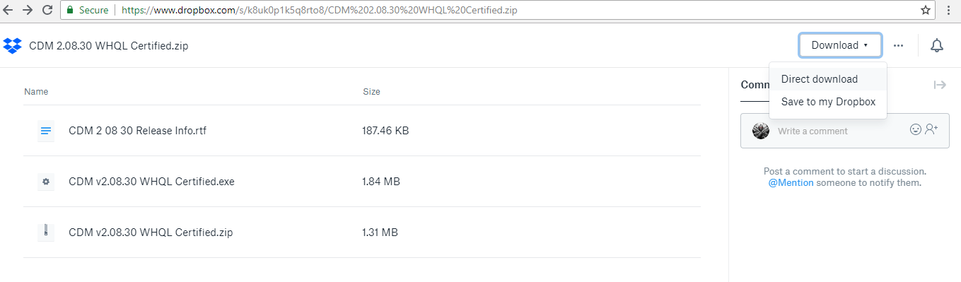 USB2RS485 Downloadpage